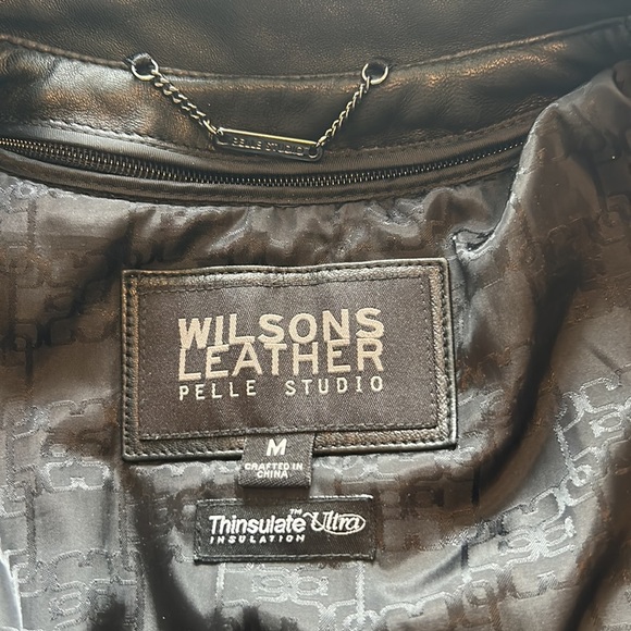 Wilson’s leather genuine leather jacket size M - Picture 3 of 3